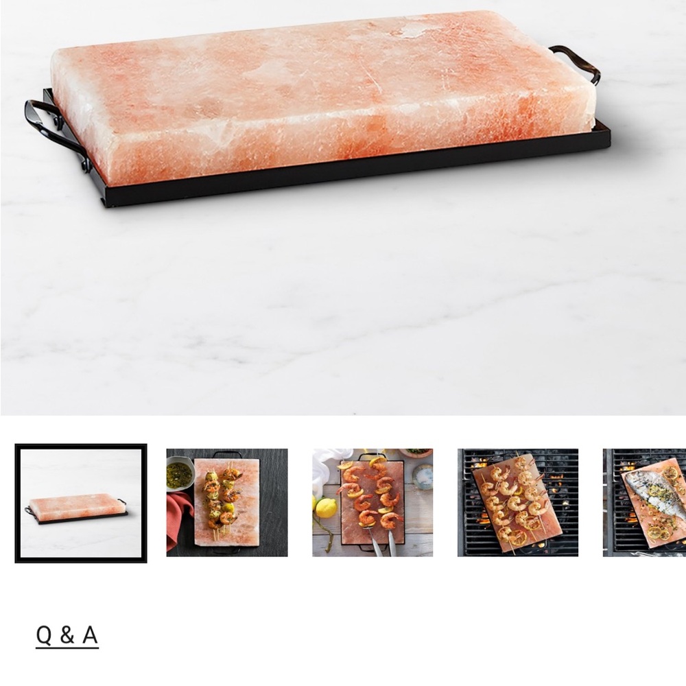 Himalayan Salt Plank with Holder